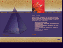 Tablet Screenshot of leben-und-kunst.de